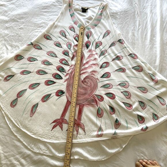 Sheer Bathing Suit Cover Up Pagoda One Size - Picture 7 of 12